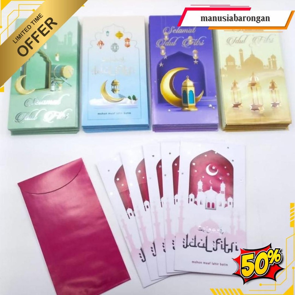 

Amplop Lebaran Motif Islami Besar Isi 50/25/30Pcs Amplop Lebaran Islami Grosir Bisa Cod