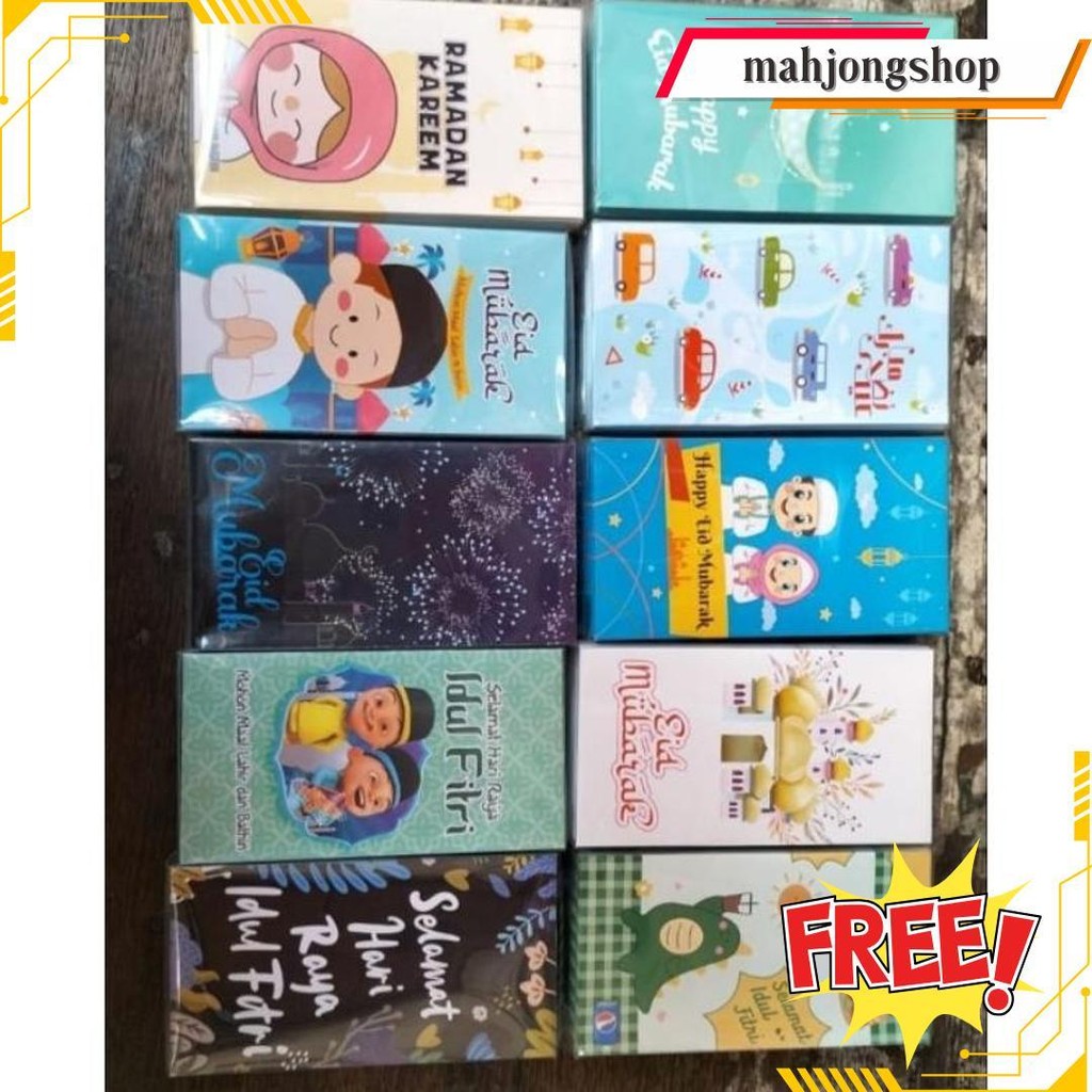 

(Jumbo Isi 50Pc Mika) Amplop Lebaran Jumbo Panjang Angpau Lebaran Uang Tanpa Di Lipat Original Produk