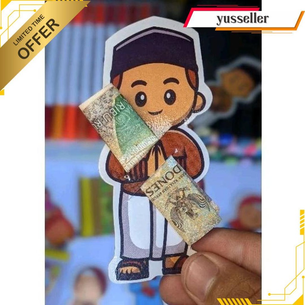

Amplop Lebaran Peluk Jepit Rangkul Karakter Anak Muslim Isi 12 Pcs Mix Campur Bisa Cod