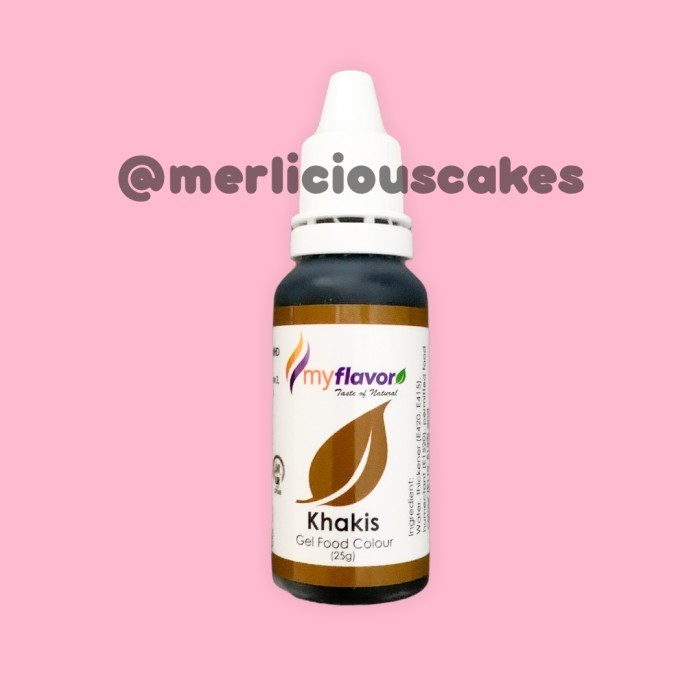 

+++++] Khakis Gel My Flavor Food Color Food Colour Pewarna Makanan