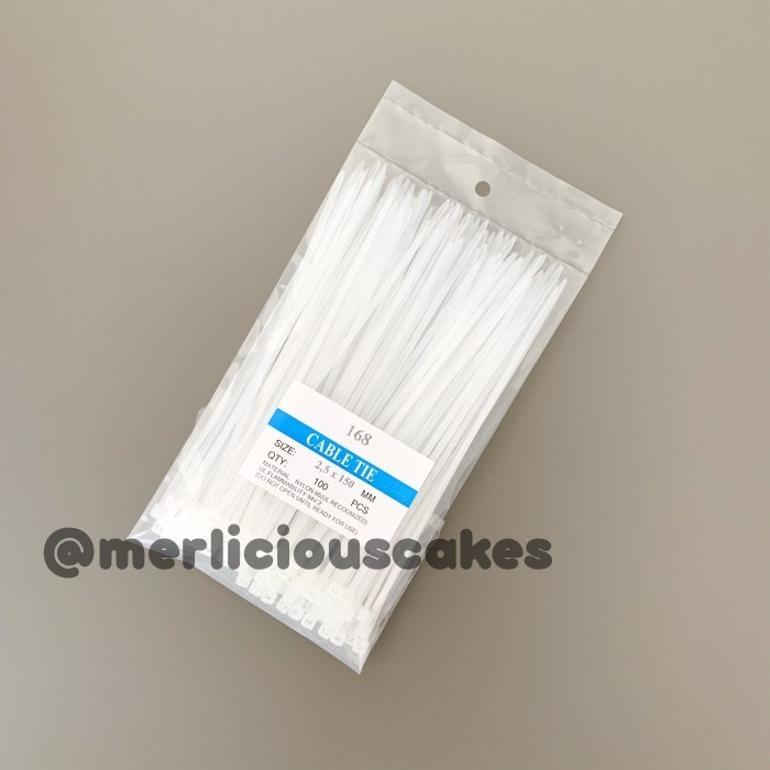 

best produk] Tali Segel Plastik Cable Tie 2.5 x 150 mm Kabel Tis Cable Ties