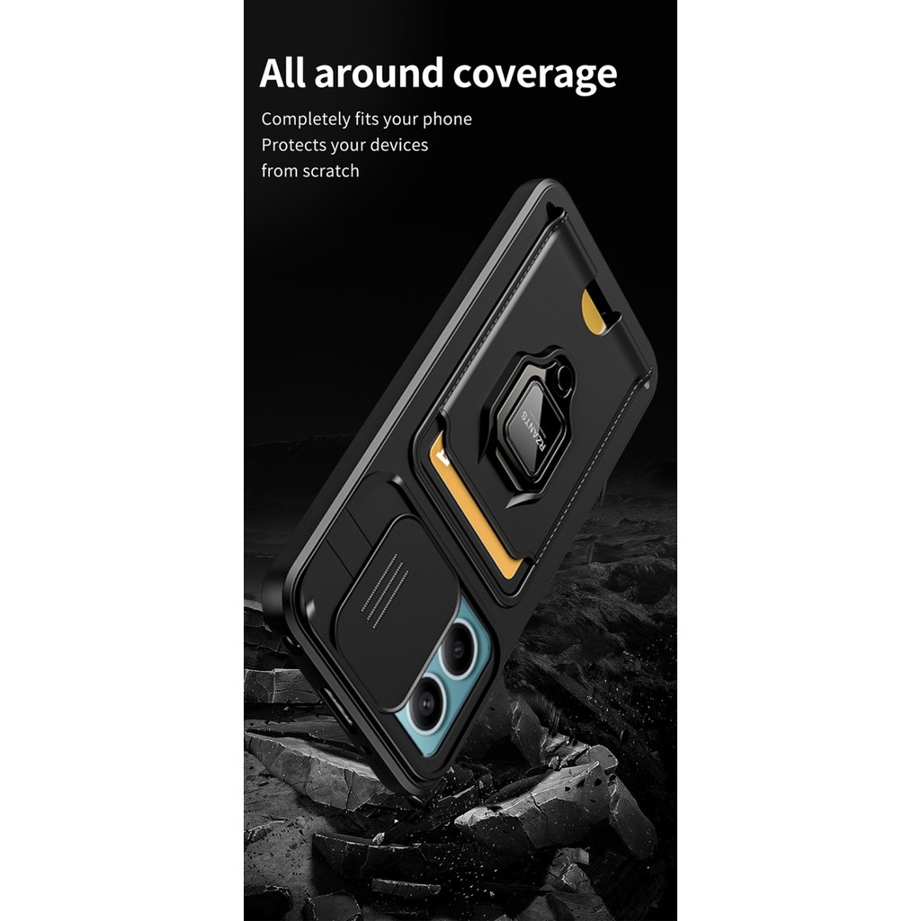 Terlaris POCO M6 PRO 4G STANDING CAMERA SLIDE CASE SALE