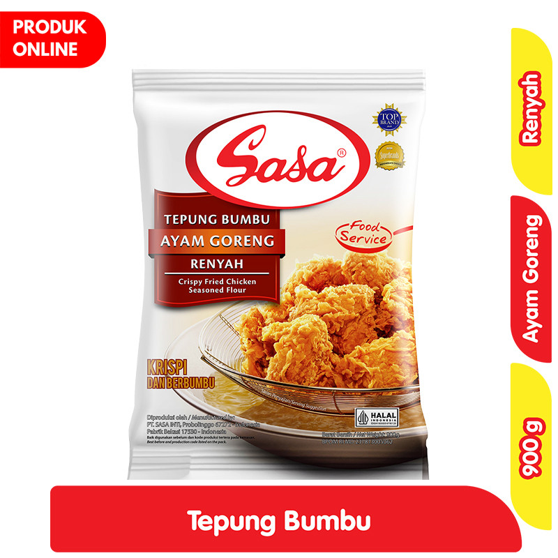 

Sasa Tepung Bumbu Ayam Goreng Renyah 900 g