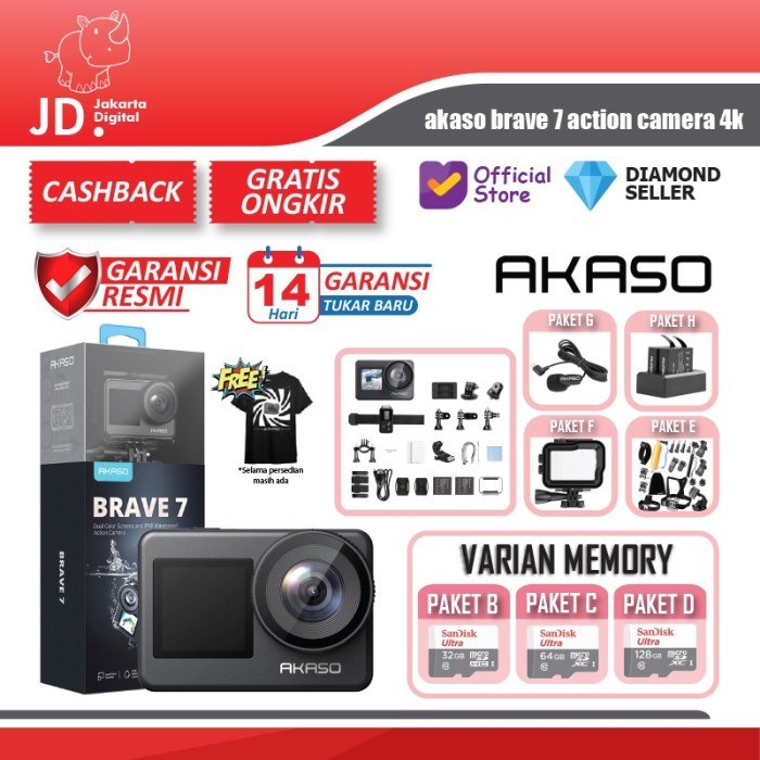 Akaso Brave 7 Action Camera 4K