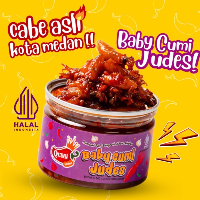 

TERLARIS QUINNSAMBAL - SAMBAL BABY CUMI 150GR SAMBAL QUINN MURAH!!! MURAH