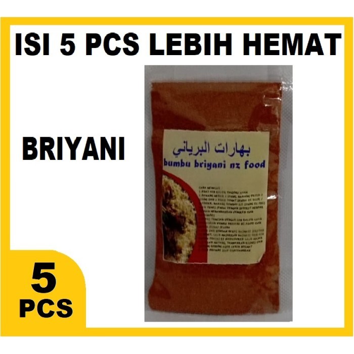 

TERLARIS BUMBU BRIYANI ISI 5 LEBIH HEMAT MURAH!!! MURAH