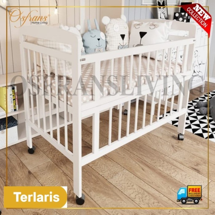 Ranjang Bayi (Baby Box) Kayu - Baby Florencia Tanpa Kelambu