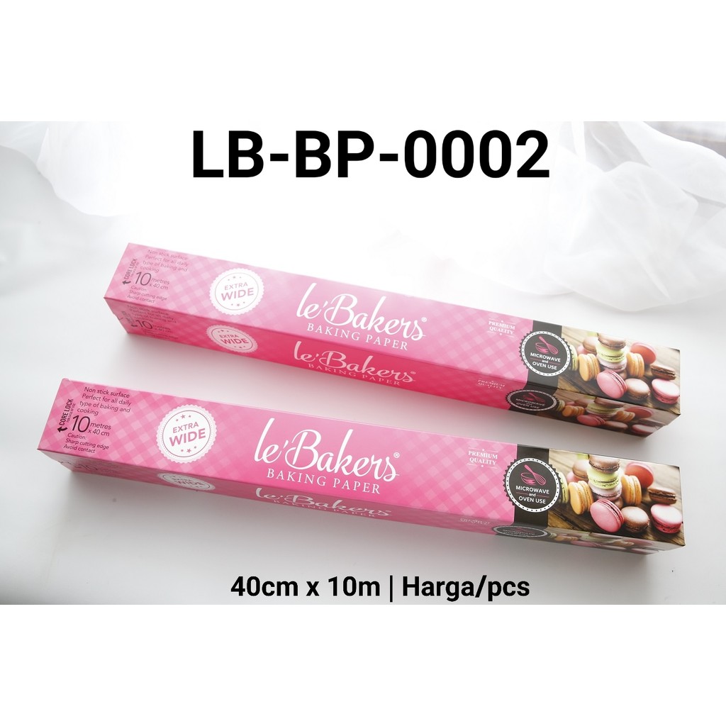 

LB-BP-0002 Baking paper kertas baking kertas loyang kertas roti 40cm (Packaging)