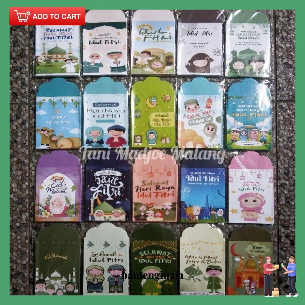 

Amplop Lebaran Idul Fitri (10Pcs) Ukuran Sedang Siap Pakai Terlaris