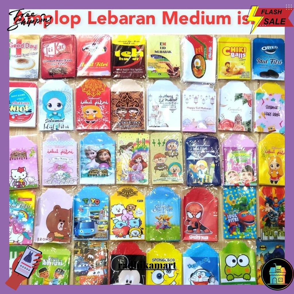 

Amplop Lebaran Medium Amplop Lebaran Snack 1 Pack Isi 10 Lembar Cod