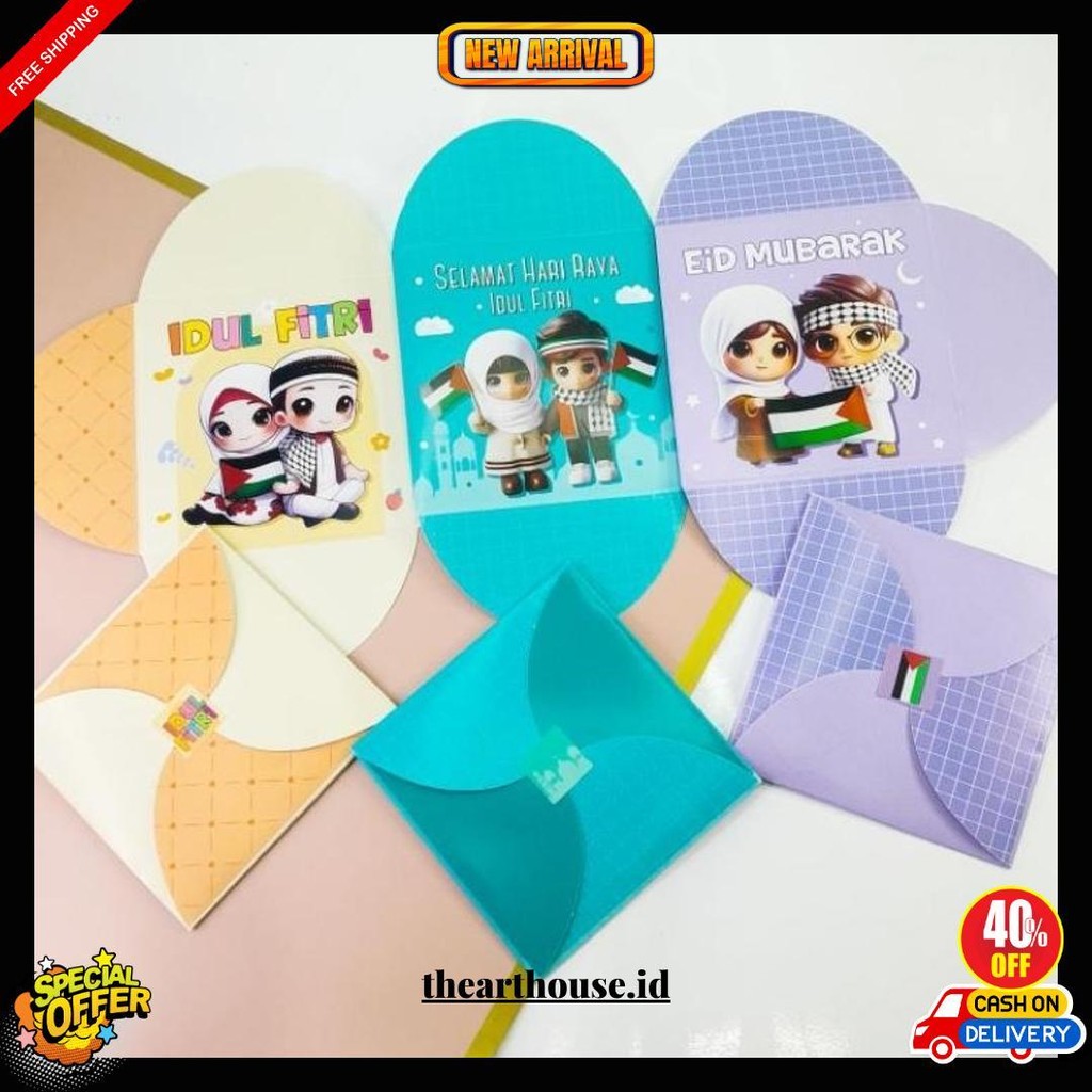

Amplop Lebaran Unik Tutup Stiker Isi 25Pcs Amplop Unik Amplop Baling Baling Karakter Angpao Termurah Banget