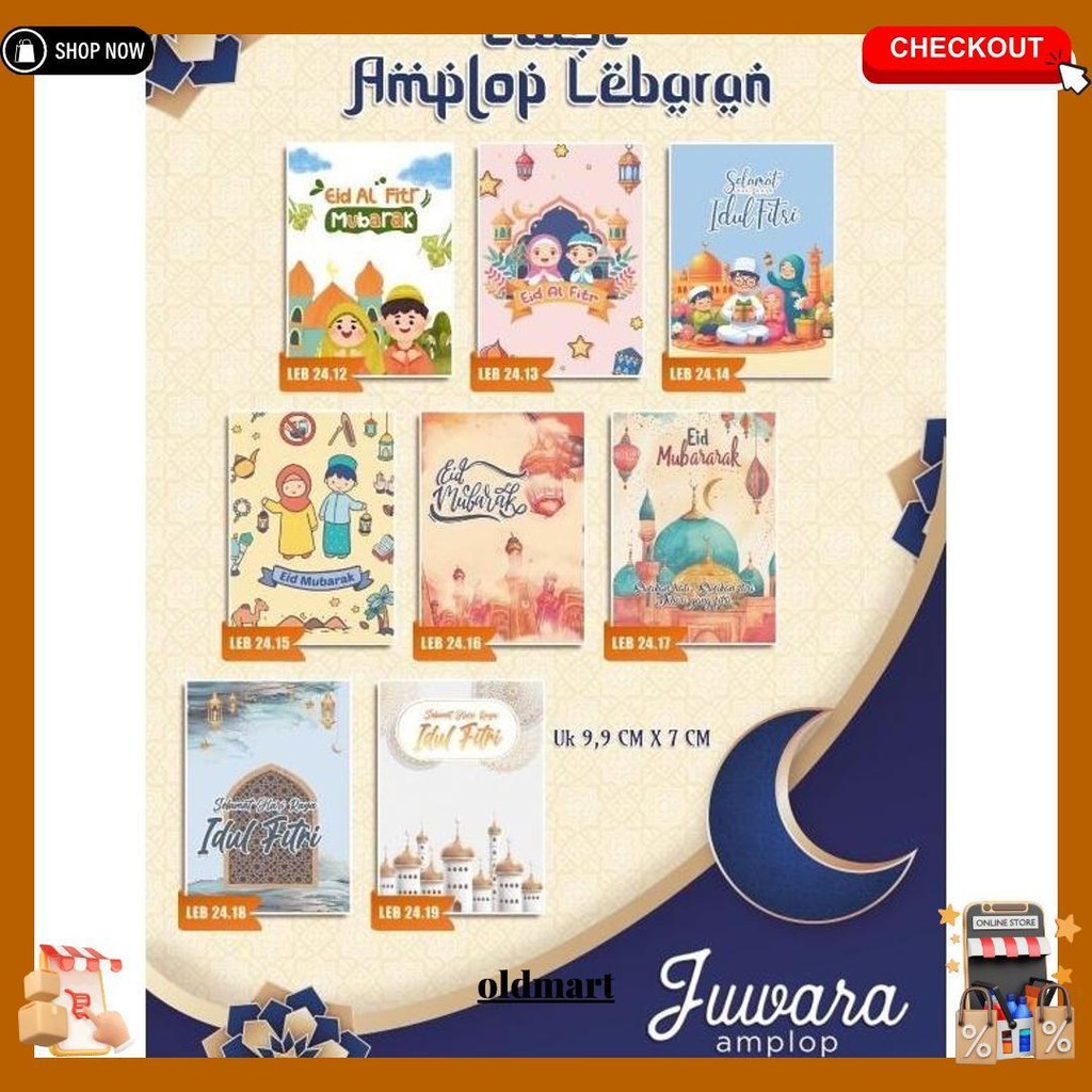 

Amplop Lebaran Juwara Terbaru Isi 20Pcs Seri Kecil Murah Meriah Original Produk