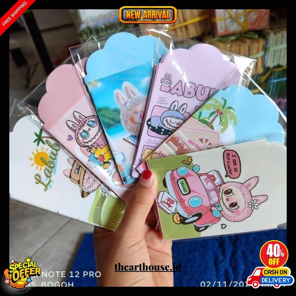 

Isi 10 Amplop Labubu Kuromi Sanrio Medium Siap Pakai Termurah Banget