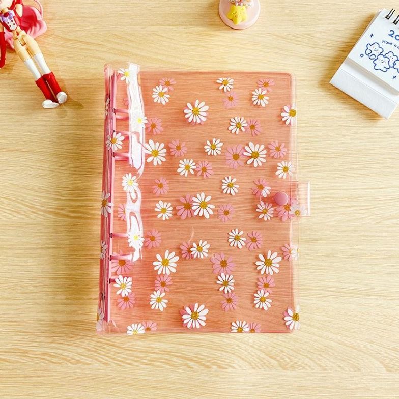 

SPECIAL Binder A5 Daisy Transparan 6 Ring Binder Kuliah Binder Cover Binder Tabungan Binder Keuangan LI34