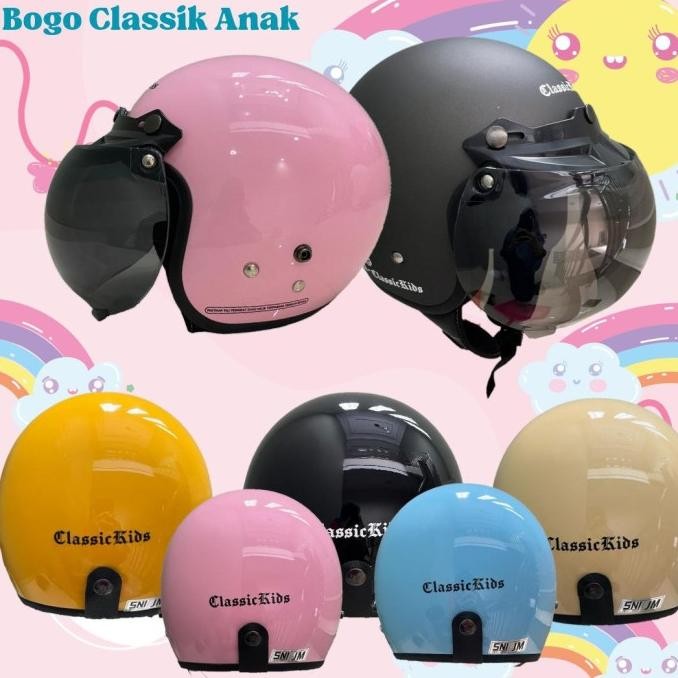 Helm Bogo Anak SNI JM Remaja Cewek Cowok