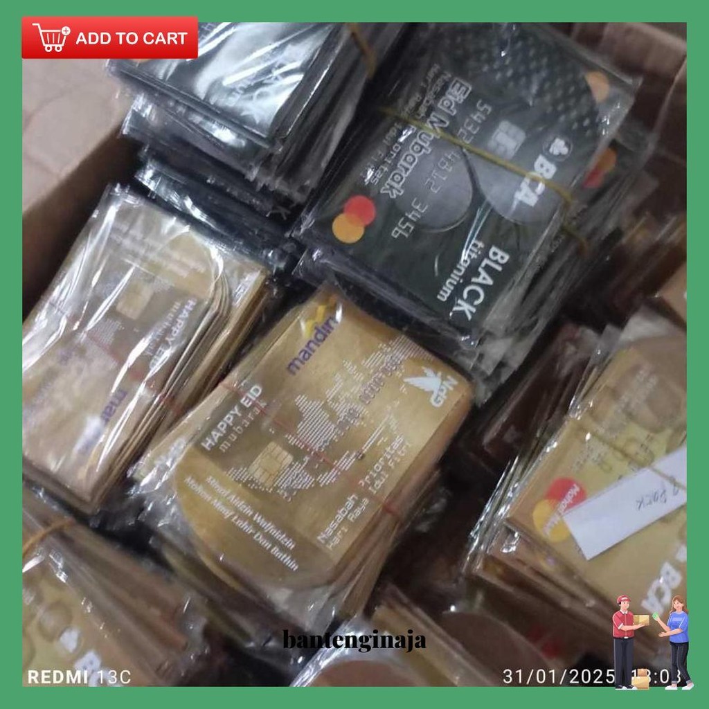 

(10 Pcs) Amplop Lebaran Motif Atm 2025 Siap Kirim