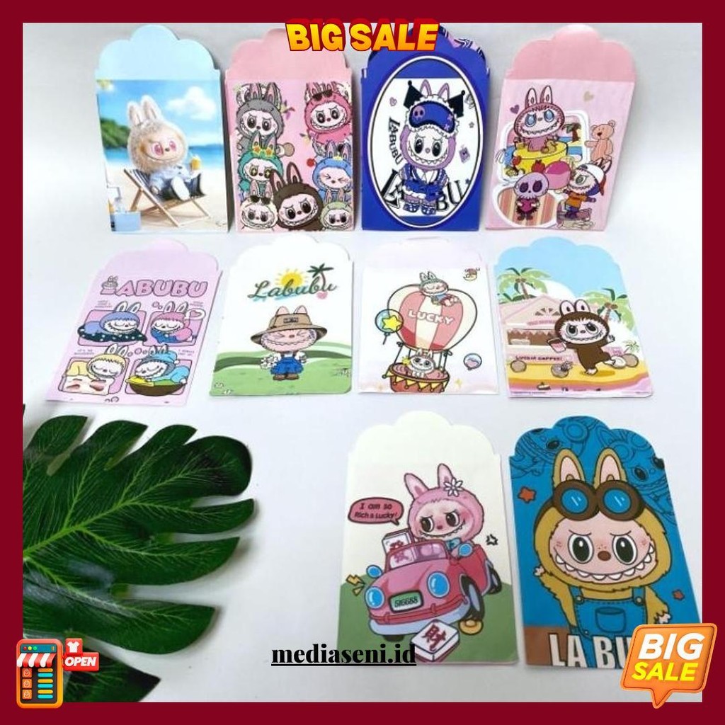 

1 Pack (Isi 50 Pcs) Amplop Lebaran 2025, Amplop Idul F Cod