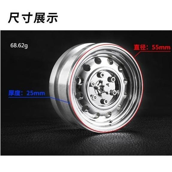 Grosir Dc 1.9Inch Form Version Beadlock Alum Wheel 2Pcs #Djc-0487