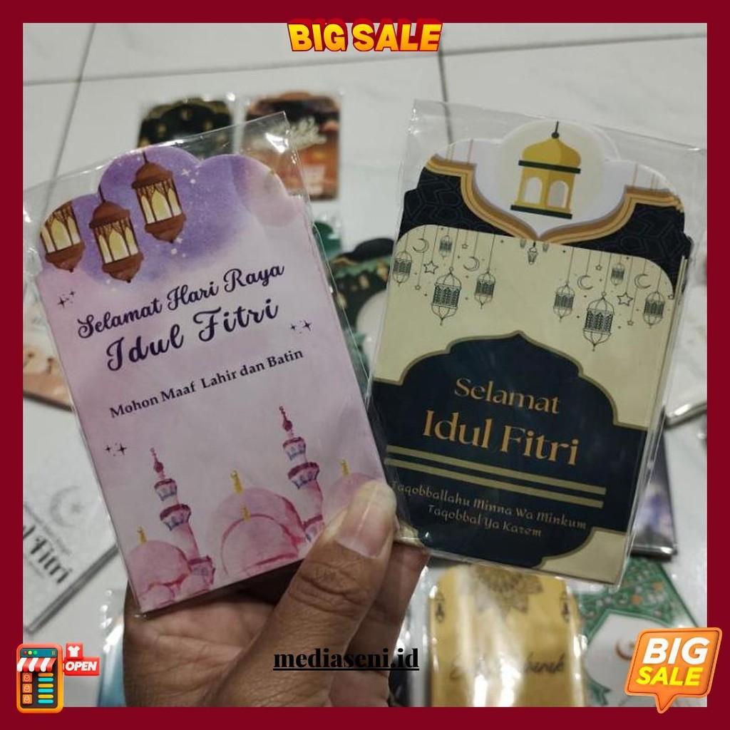 

100Pcs Amplop Lebaran Medium (Siap Pakai) Cod