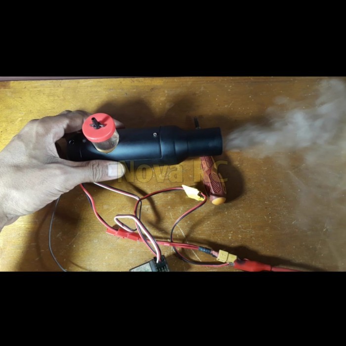 Modul asap Rc boat bom smoke electric asap tebal dan tangki terpisah