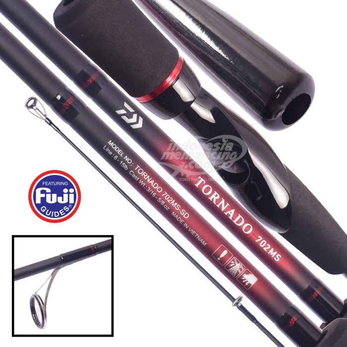 Joran Pancing Joran Spinning Daiwa Tornado 702 Ms - Indonesiamemancing