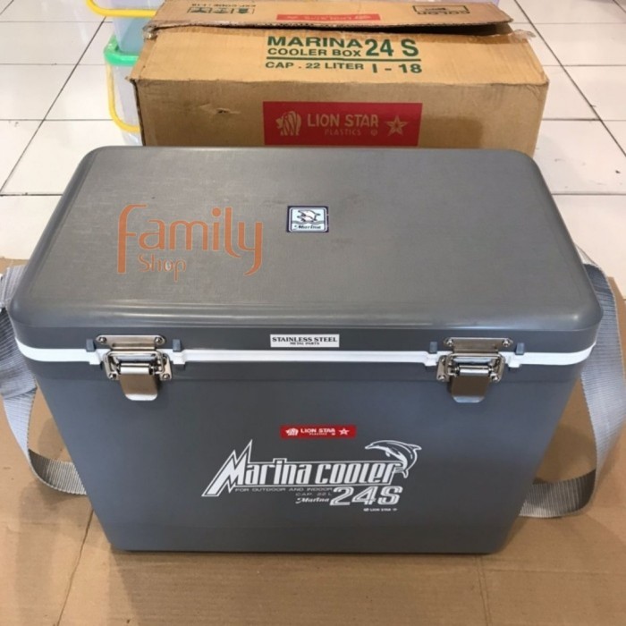 MARINA COOLER BOX 24 LITER LION STAR TEMPAT ES BATU