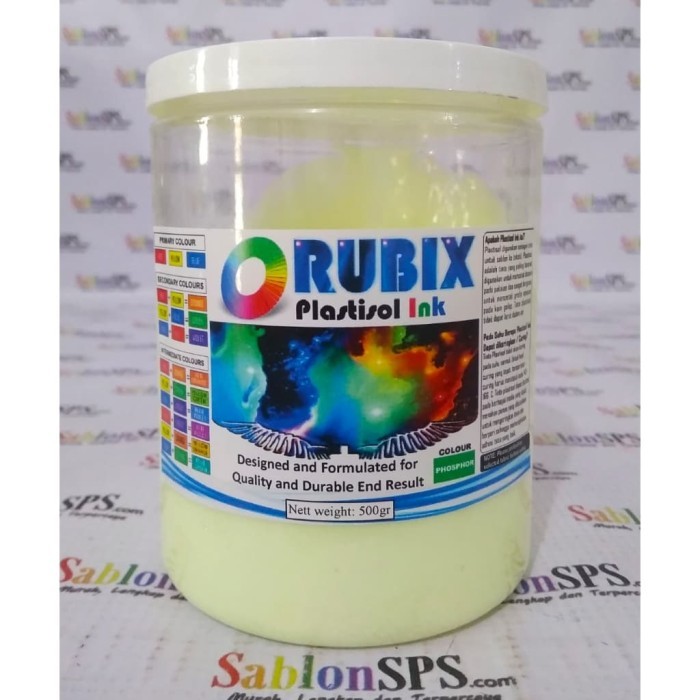 

TERBARU! TINTA SABLON DISTRO PLASTISOL PHOSPOR 500gr