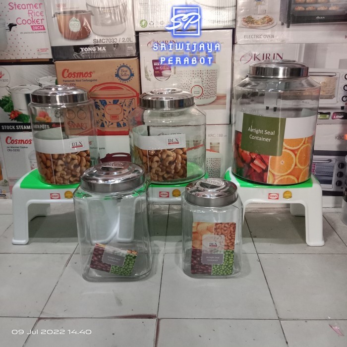 STOPLES ASINAN DLX KACA TOPLES KAFE KEDAP UDARA TOPLES KERUPUK