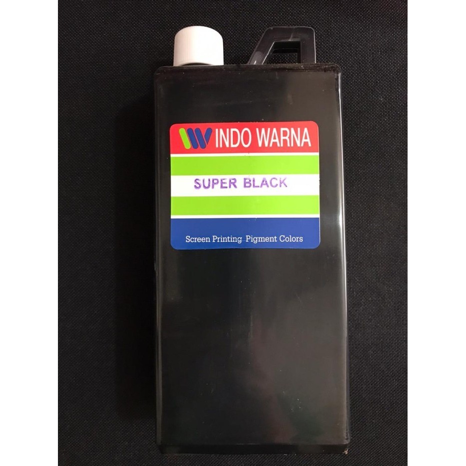 

TERLARIS! Biang / Pigment Warna Sablon SUPER BLACK - 500 Gr