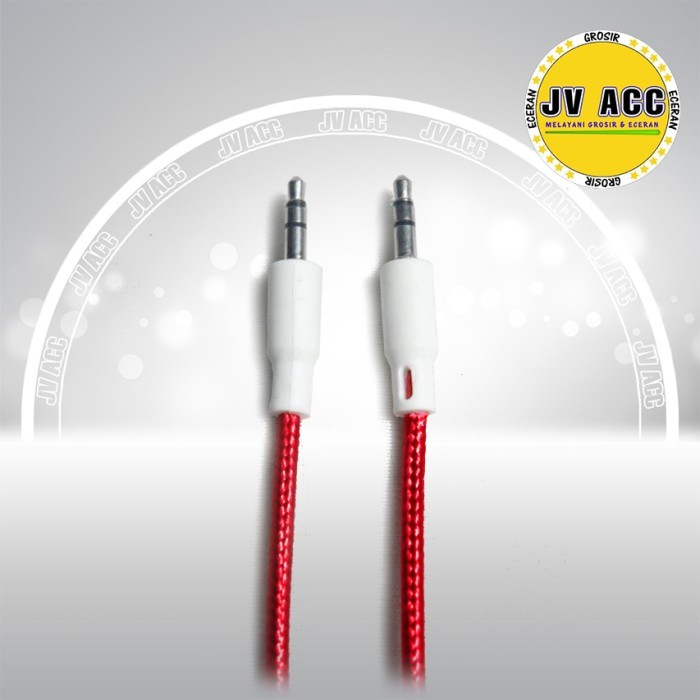 KABEL AUX KABEL SPEAKER AKTIF 1X1 TRANSPARAN KABEL AUDIO