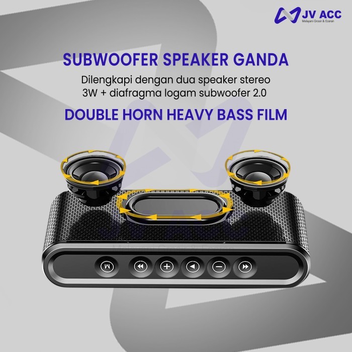 NVN-X6 SPEAKER BLUETOOTH WITH POWER BANK 3000MAH WIRELESS BLUETOOTH