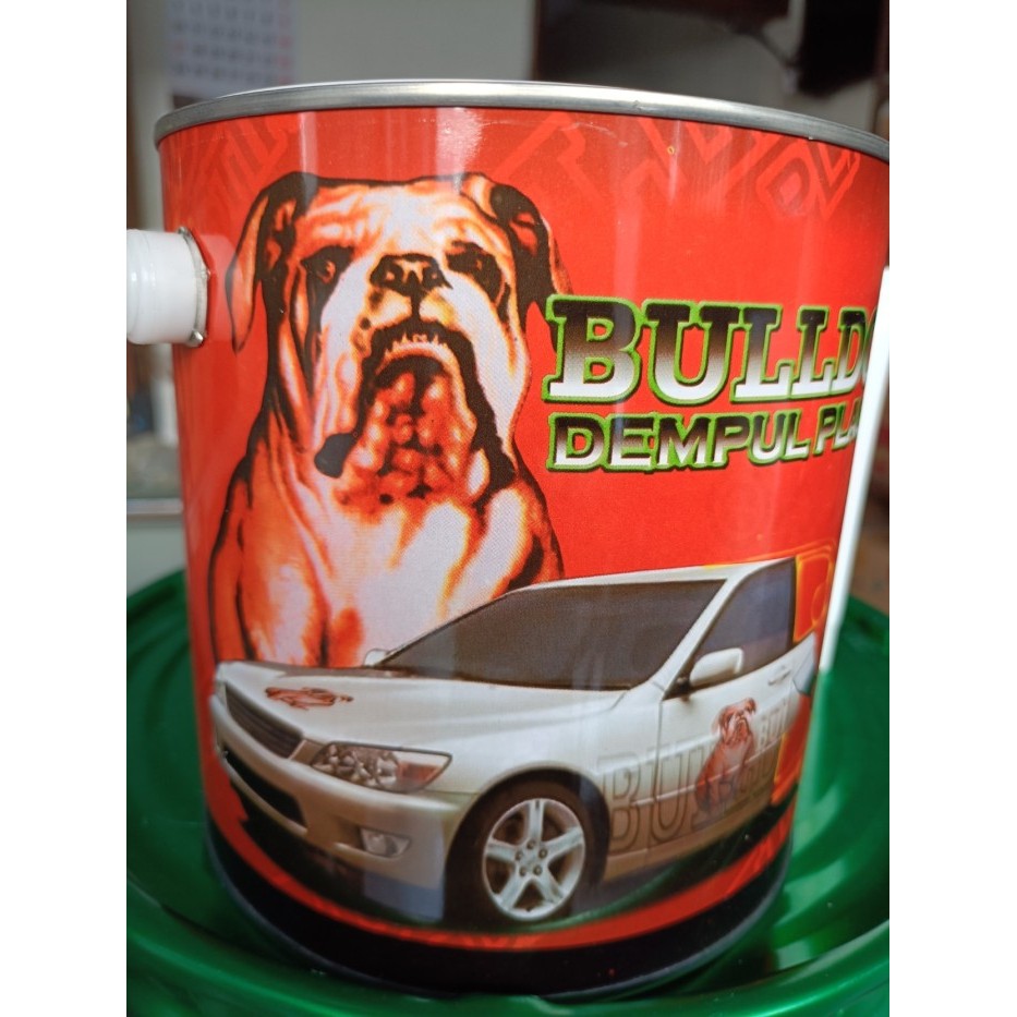 Dempul Bulldog 3 kg / Dempul Besi Dempul Mobil Dempul Kayu + Hardener