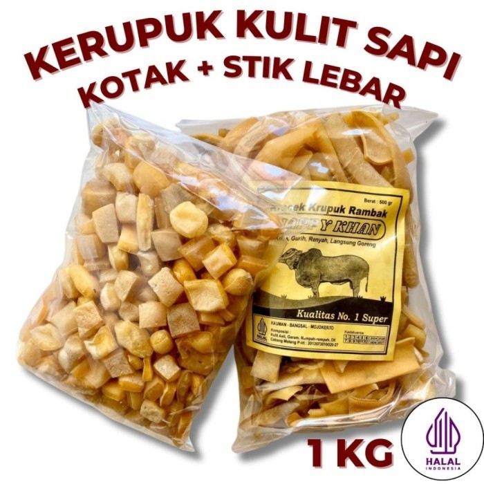 

Readyy!! Kerupuk Kulit Sapi Mentah 1kg / Dorokdok Viral / Dorokdok Mentah Langsung Goreng / Rambak