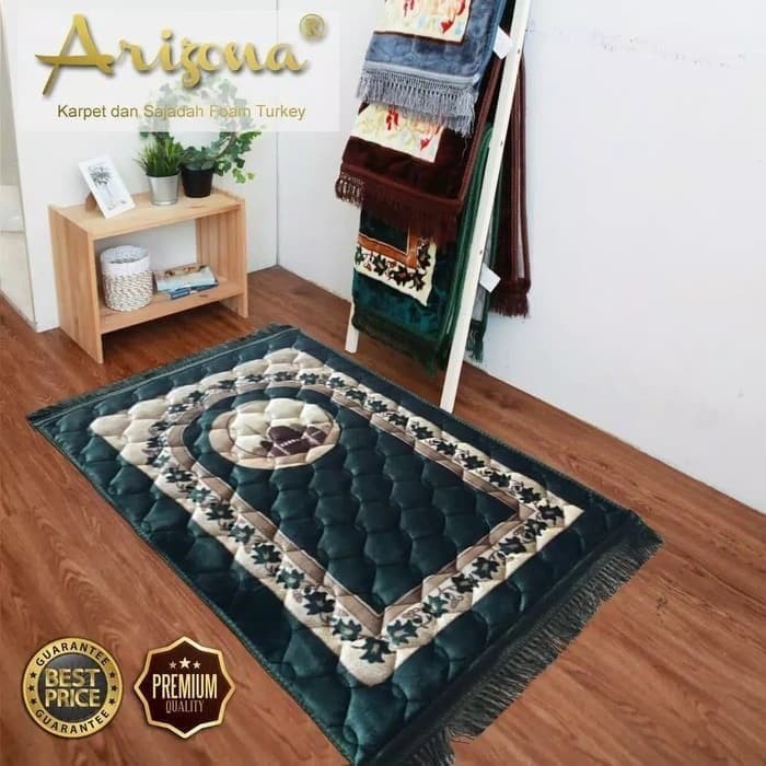 Kosanshoop Sajadah Imam Turki Busa Tebal Jumbo Arizona - Bulu Halus Emboss -
