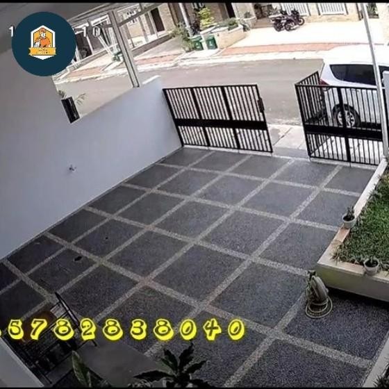 LANTAI GARASI BATU KORAL SIKAT