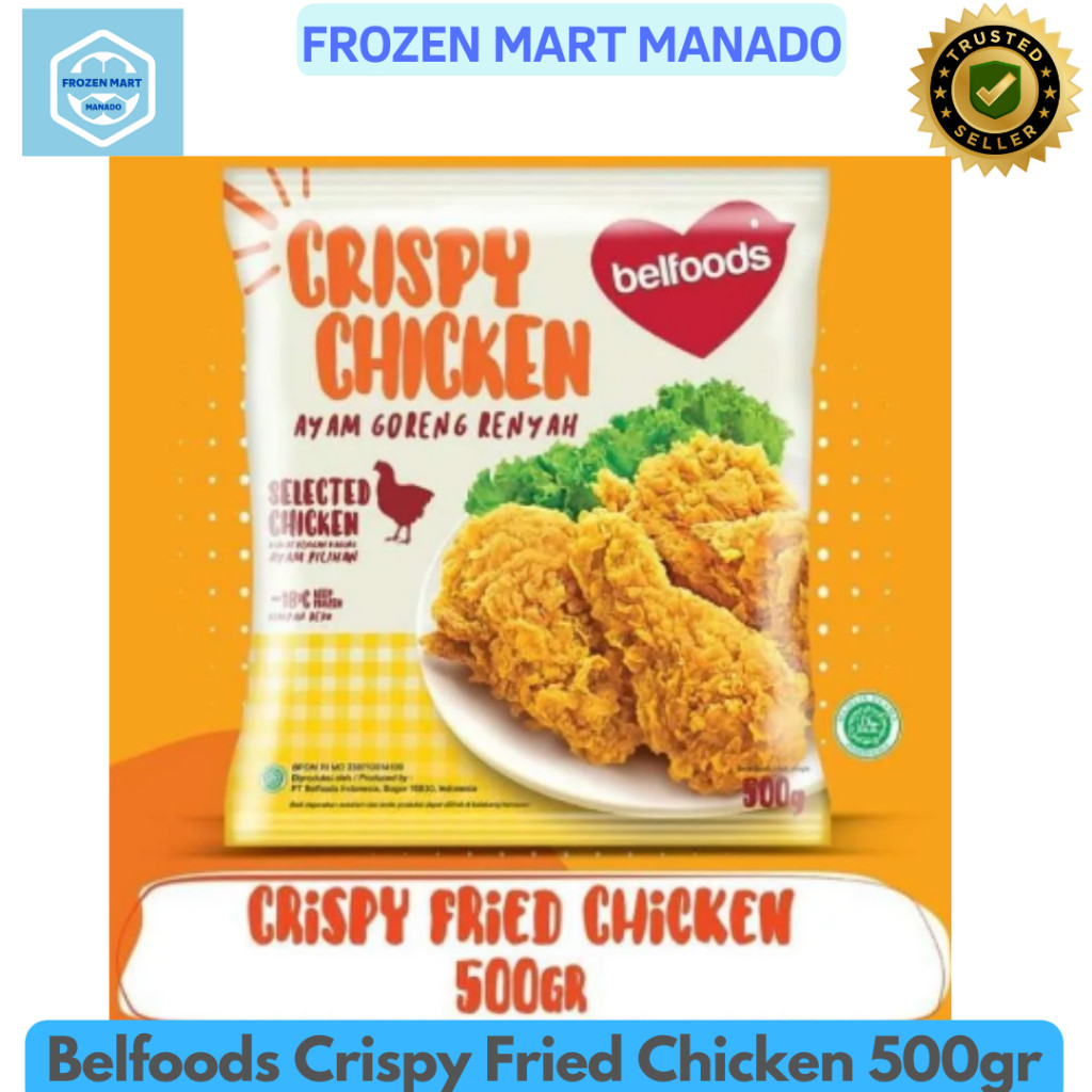 

Belfoods Crispy Fried Chicken 500gr - Frozen Mart Manado (Frozen Food Manado)