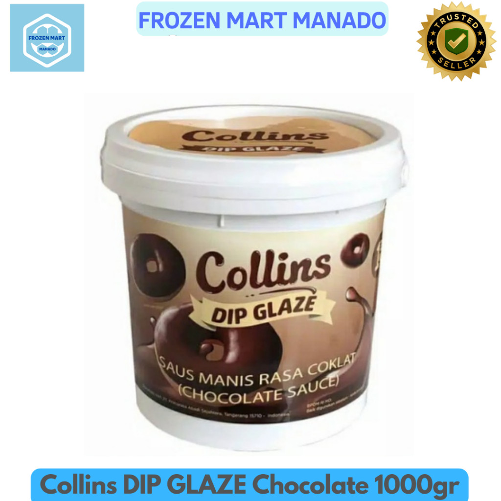 

Collins DIP GLAZE Chocolate 1000gr - Frozen Mart Manado (Frozen Food Manado)