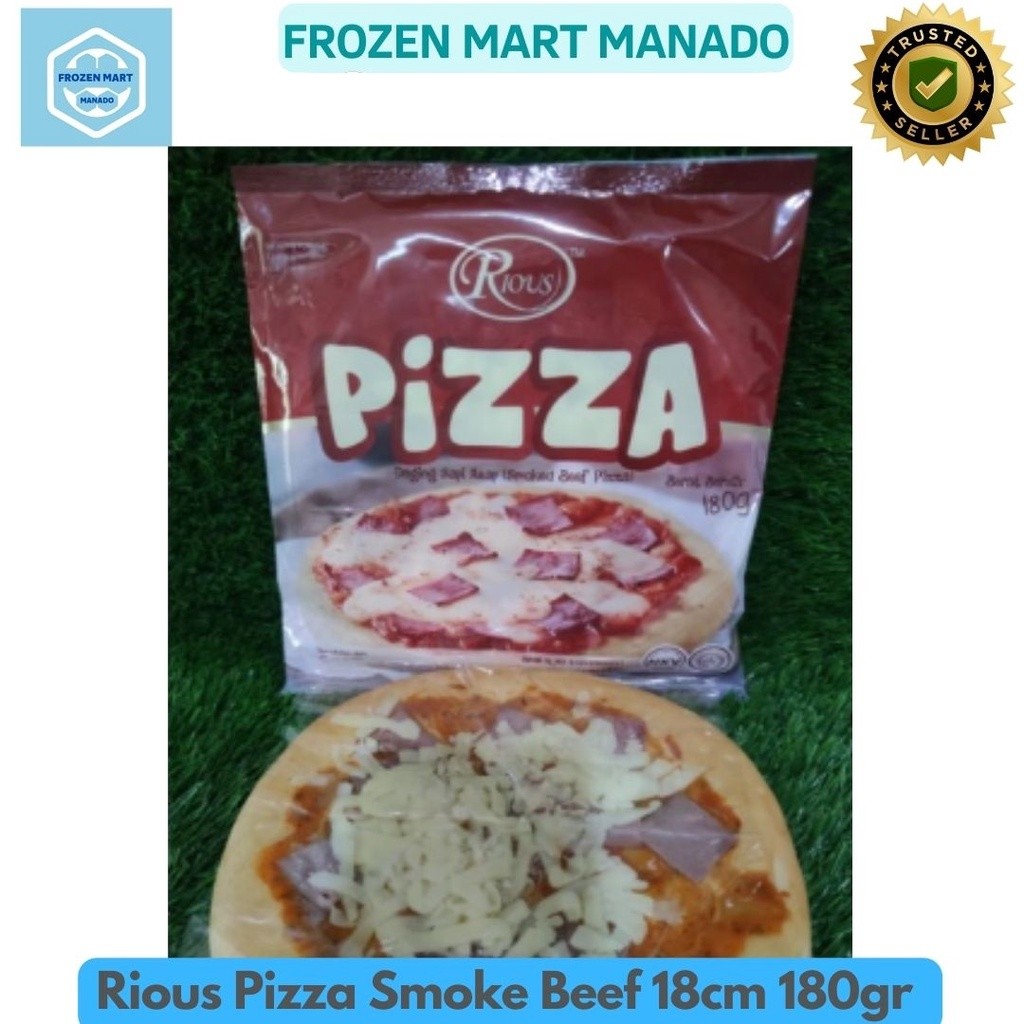 

Rious Pizza Smoke Beef 18cm 180gr - Frozen Mart Manado (Frozen Food Manado)