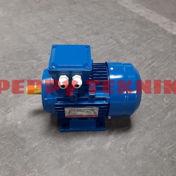 Promo ADK dinamo 1/2 hp 6 pole 3 phase rpm 960 b3 3 phase COD