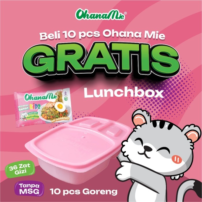 

TERLARIS MIE GORENG INSTAN ANAK SEHAT TANPA PENGAWET OHANA MIE - 10 PCS MURAH!!! MURAH