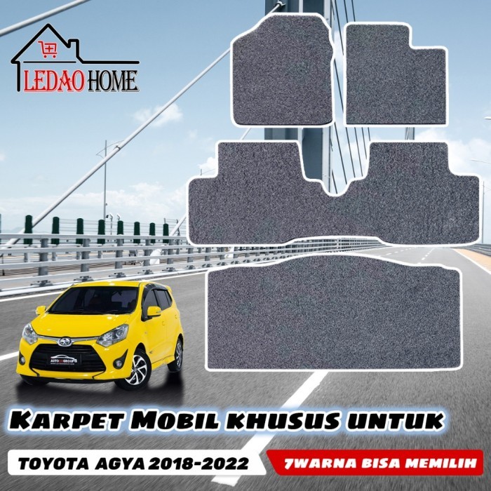 

TERLARIS LEDAOHOME KARPET MOBIL MIE BIHUN CUSTOM DAIHATSU AYLA & TOYOTA AGYA 2018-2022 (2 BARIS DAN