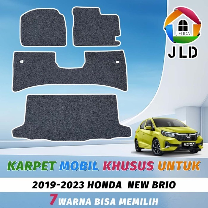 

TERLARIS JIELIDA KARPET MOBIL MIE BIHUN CUSTOM HONDA NEW BRIO 2019-2023 (2 BARIS, 2BARIS+BAGASI)