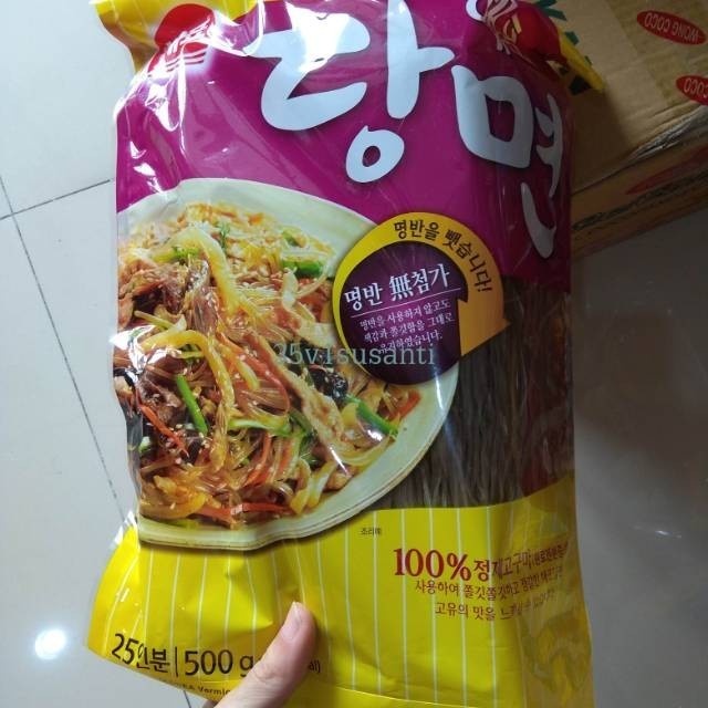 

TERLARIS SAJO KOREA VERMICELLI SOHUN UBI KOREA 500 GRAM MURAH!!! MURAH