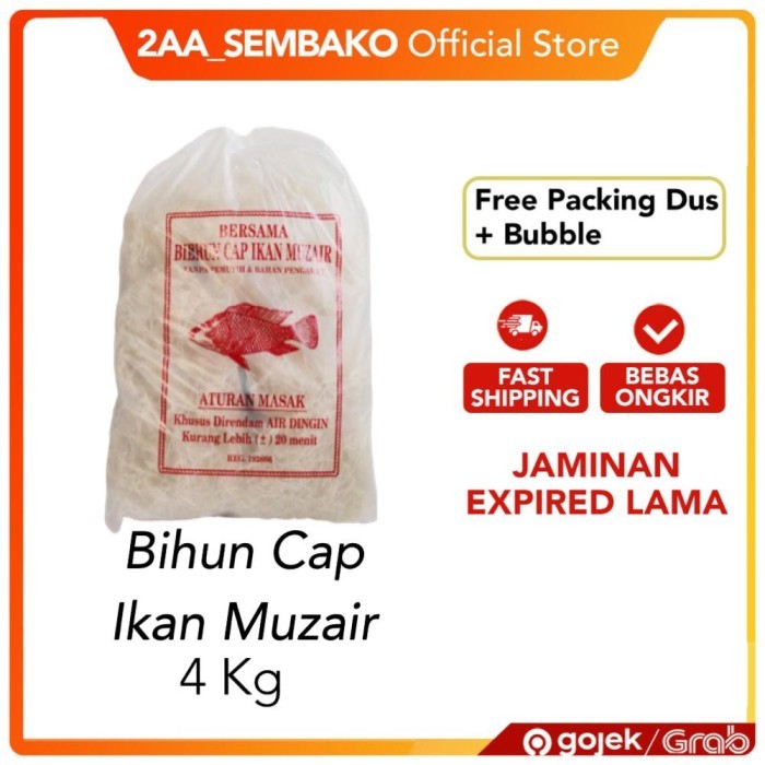 

TERLARIS BIHUN CAP IKAN MUZAIR 4KG MURAH!!! MURAH