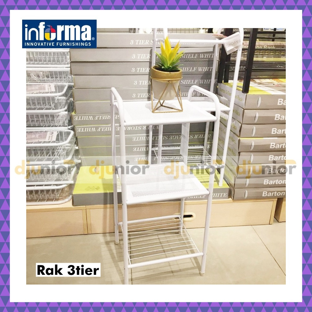 Disc Informa - Rak 3 Susun Tingkat Serbaguna / Rak Dapur Galon Dispenser Magicom Magic Jar Rice