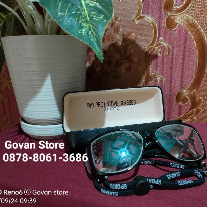 Kacamata PB Radiasi 0.75mm PB Kaca mata Radiologi Anti Radiasi Terlaris