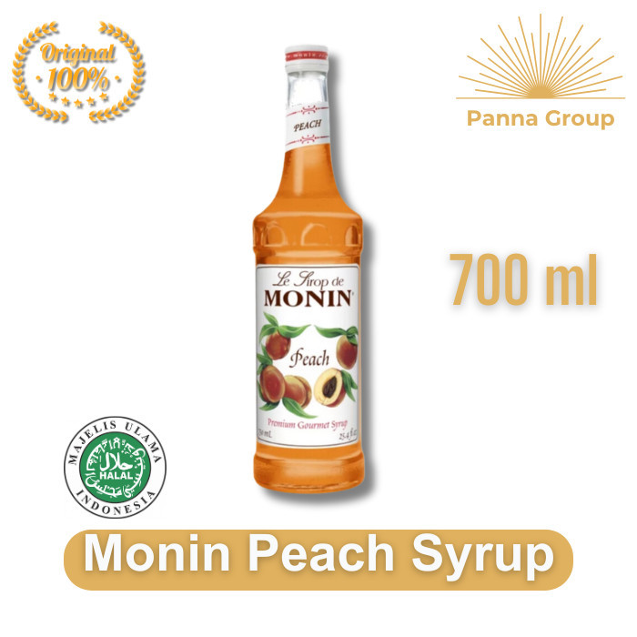 

Monin Peach Syrup 700 ml / Monin Peach 70 cl / Sirup Persik Monin