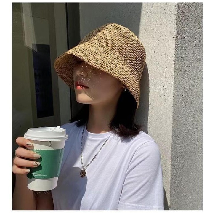 ALICE hat / topi bucket pria wanita / summer hat grid graffiti korea