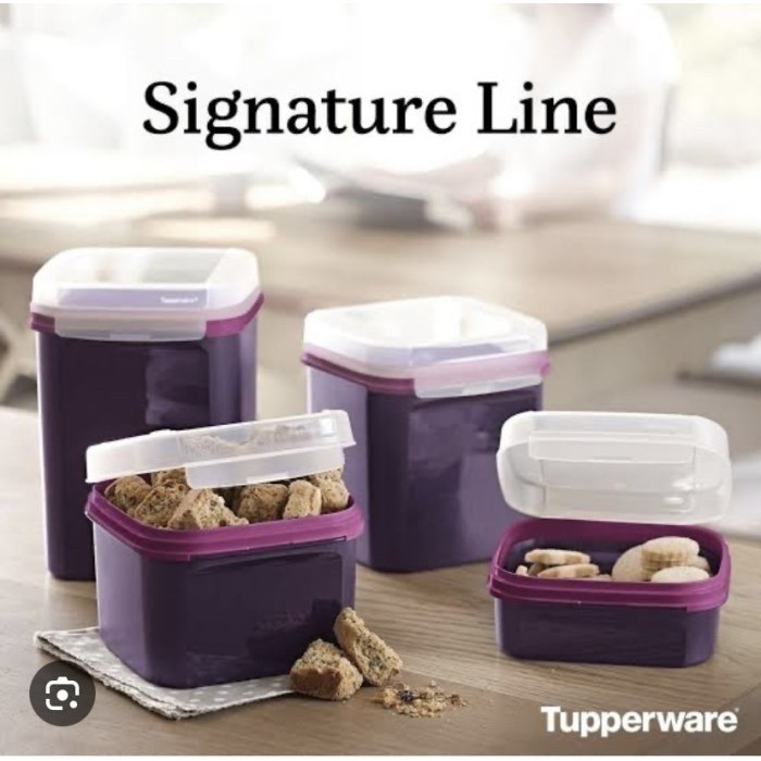 Tupperware Promo Toples Kotak Penyimpanan Signature Line