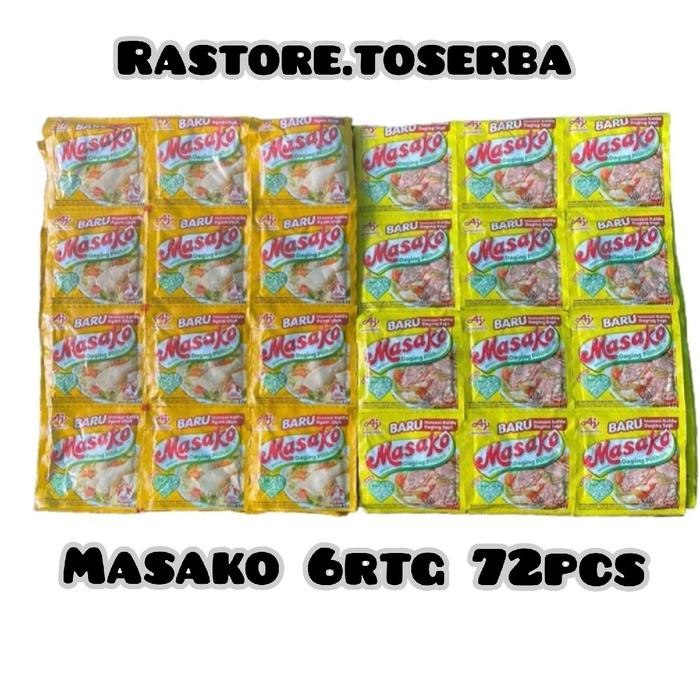 

(72 Pcs) Masako Renteng 500 Ayam/Sapi Best Seller